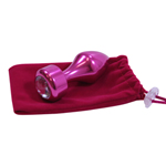 Gladde Aluminium Roze Buttplug
