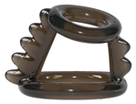 Bad Kitty Cockring Duo - Zwart