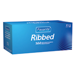 Pasante Ribbed condooms 144 stuks