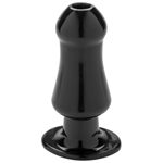Gladde buttplug hol - zwart