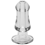 Transparante holle plug