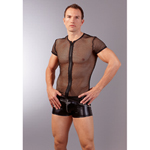 T-shirt net met rits