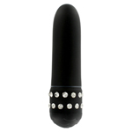 Diamond Mini Vibrator - Zwart