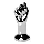 Commandant metalen vuistdildo