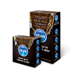 Skins - Black Choc Condooms - 12 stuks