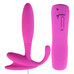 Roze anaal vibrator met zeven snelheden
