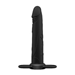 Realistic Treasure Black, Cockring met Dildo