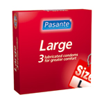 Pasante Large condooms 3 stuks