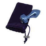 Gladde Aluminium Blauwe Buttplug